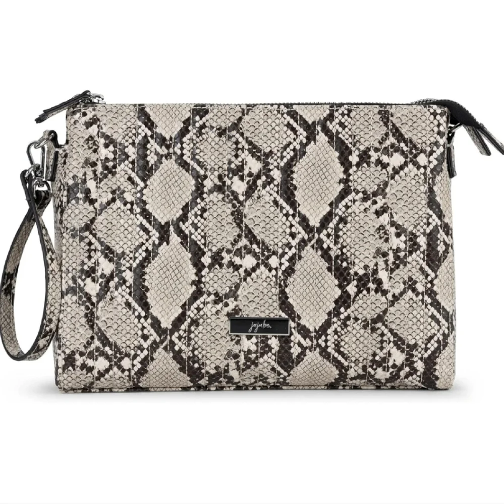 JuJuBe | Day to Night Crossbody Bag, Designer Small Crossbody Purse snakeskin